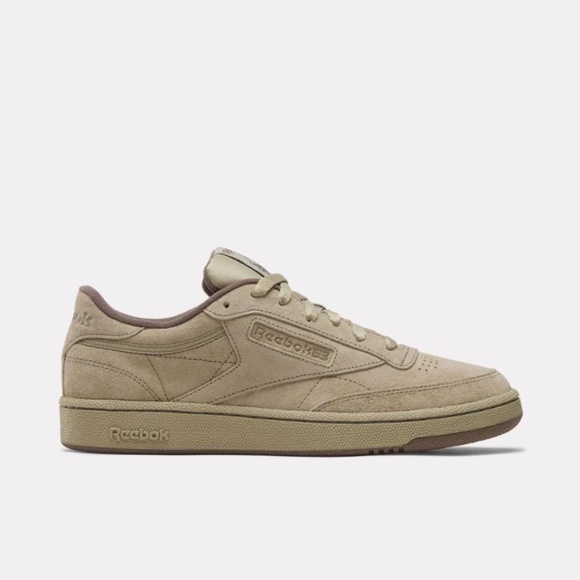 Reebok Club C 85 Suede Sneakers in Taupe/Chalk Size M9 - Picture 4 of 8